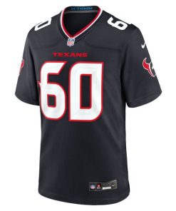 Alternative view of Dieter Eiselen Houston Texans Nike Team Game Jersey -  Navy