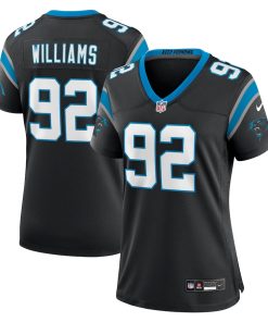 Raequan Williams Carolina Panthers Nike Women's Team Game Jersey - Black