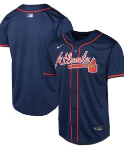 Atlanta Braves Nike Youth Alternate Limited Jersey - Navy