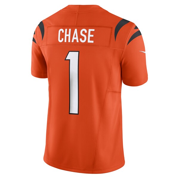 Ja'Marr Chase Cincinnati Bengals Nike Vapor F.U.S.E. Limited Jersey - Orange - Image 3