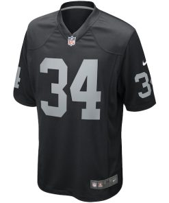 Alternative view of Bo Jackson Las Vegas Raiders Nike Game Retired Player Jersey - Black
