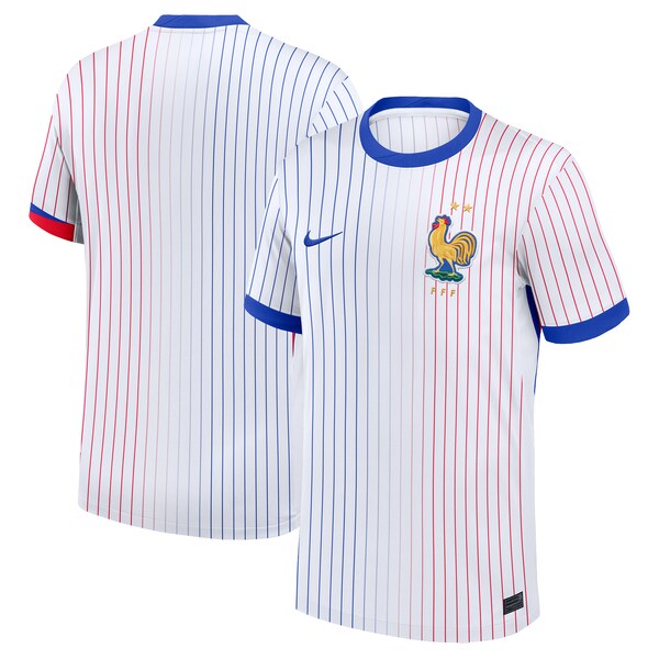 France National Team Nike 2024 Away Replica Blank Jersey - White - Image 2