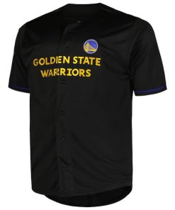Alternative view of Golden State Warriors Profile Big & Tall Pop Jersey - Black