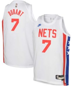 Kevin Durant Brooklyn Nets Nike Youth 2022/23 Swingman Jersey White - Classic Edition