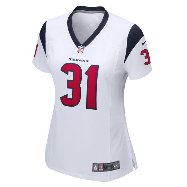Dameon Pierce Houston Texans Nike Women's Game Player Jersey - White/Navy - Image 3