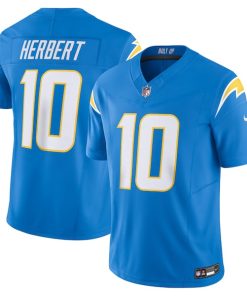 Justin Herbert Los Angeles Chargers Nike Vapor F.U.S.E. Limited Jersey - Powder Blue/Navy/Royal/White