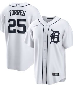 Gleyber Torres Detroit Tigers Nike Home Replica Jersey - White