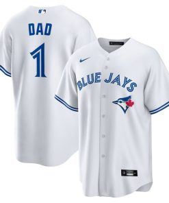 Toronto Blue Jays Nike #1 Dad Home Replica Jersey - White