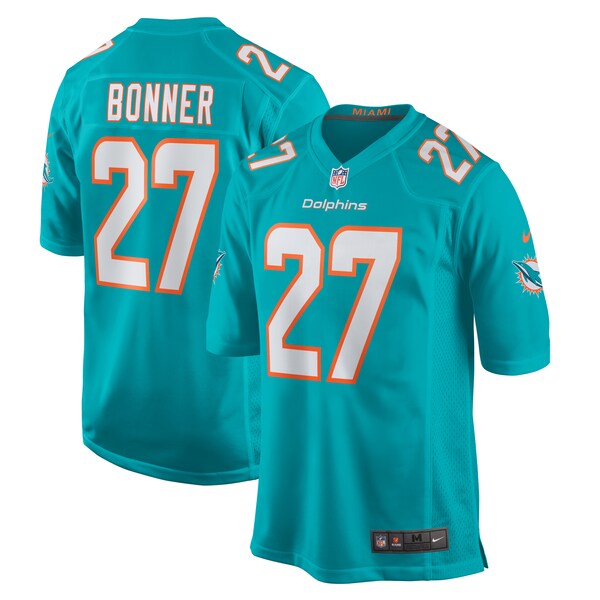 Ethan Bonner Miami Dolphins Nike Game Jersey - Aqua