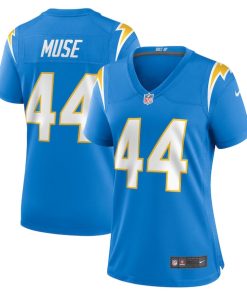 Tanner Muse Los Angeles Chargers Nike Women's Team Game Jersey -  Powder Blue