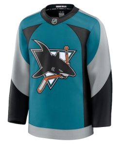 Alternative view of San Jose Sharks  Alternate Premium Jersey - Teal