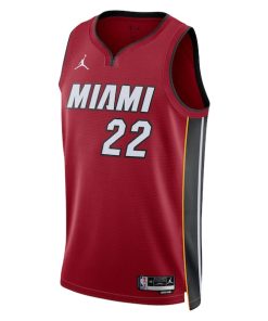Alternative view of Jimmy Butler Miami Heat Jordan Brand Unisex Swingman Jersey - Statement Edition - Red