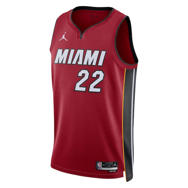 Jimmy Butler Miami Heat Jordan Brand Unisex Swingman Jersey - Statement Edition - Red - Image 2