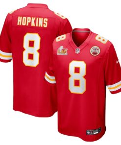 DeAndre Hopkins Kansas City Chiefs Nike Super Bowl LIX Game Player Jersey - Red