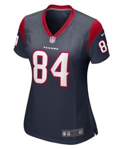 Alternative view of Teagan Quitoriano Houston Texans Nike Women's Game Player Jersey - Navy