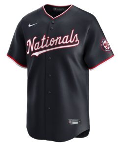 Alternative view of James Wood Washington Nationals Nike Alternate Limited Player Jersey - Navy
