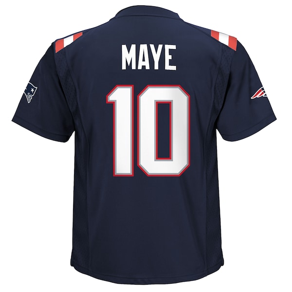 Drake Maye New England Patriots Nike Toddler Game Jersey - Navy - Image 3