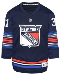 Alternative view of Igor Shesterkin New York Rangers Youth Alternate Replica Player Jersey - Navy
