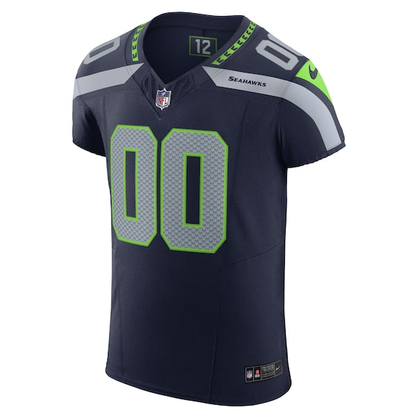 Seattle Seahawks Nike Vapor F.U.S.E. Elite Custom Jersey - College Navy - Image 2