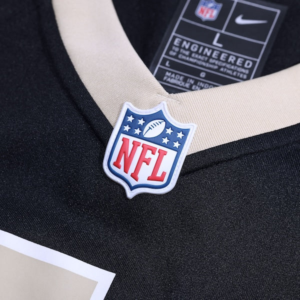 Will Harris New Orleans Saints Nike Game Jersey - Black - Image 4