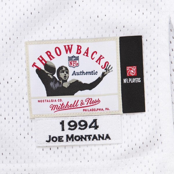 Joe Montana Kansas City Chiefs 1994 Authentic Throwback Retired Player Jersey - White - Image 7