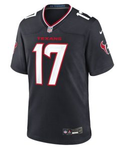 Alternative view of Braxton Berrios Houston Texans Nike Team Game Jersey -  Navy