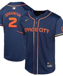 Alex Bregman Houston Astros Nike Youth City Connect Limited Player Jersey - Navy