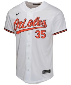 Alternative view of Adley Rutschman Baltimore Orioles Nike Youth Home Game Player Jersey - White