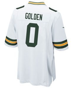 Alternative view of Matthew Golden Green Bay Packers Nike Game Jersey - White