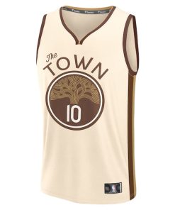 Alternative view of Jimmy Butler III Golden State Warriors  2025/26 City Edition Fast Break Jersey - Tan