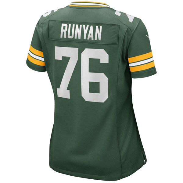 Jon Runyan Green Bay Packers Nike Women's Game Jersey - Green - Image 3