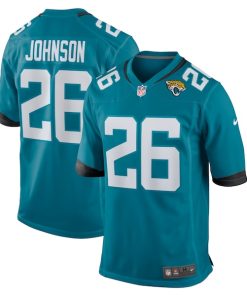 D'Ernest Johnson Jacksonville Jaguars Nike Women's Game Jersey - Teal