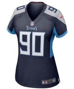 Alternative view of Jevon Kearse Tennessee Titans Nike Women's Game Retired Player Jersey - Navy