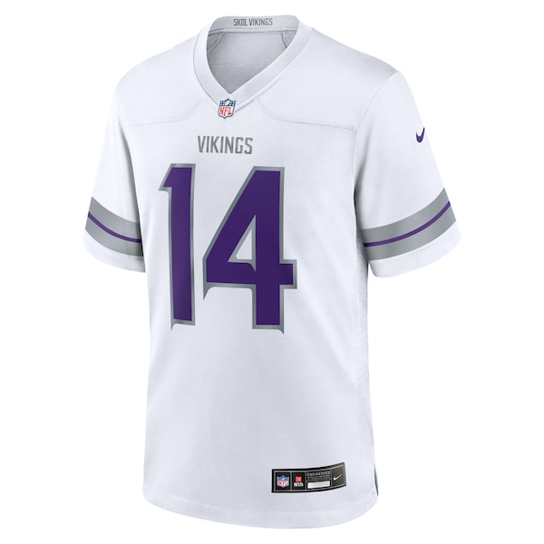 Sam Darnold Minnesota Vikings Nike Alternate Game Player Jersey - White - Image 3