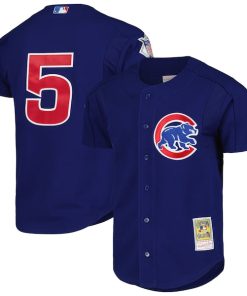 Nomar Garciaparra Chicago Cubs Cooperstown Collection 2005 Batting Practice Jersey - Royal
