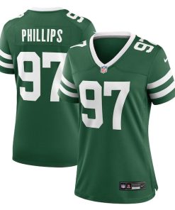 Harrison Phillips New York Jets Nike Women's Team Game Jersey - Legacy Green