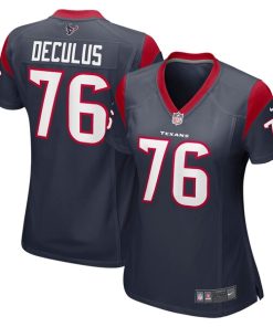 Austin Deculus Houston Texans Nike Women's Game Player Jersey - Navy