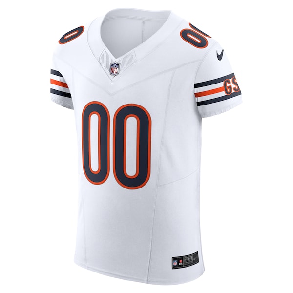 Chicago Bears Nike Vapor F.U.S.E. Elite Custom Jersey - White - Image 2