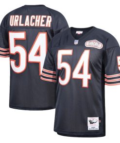 Brian Urlacher Chicago Bears 2001 Authentic Throwback Retired Player Jersey - Navy