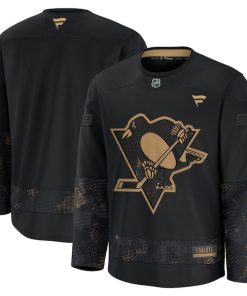 Pittsburgh Penguins  2024 Military Appreciation Practice Jersey - Black