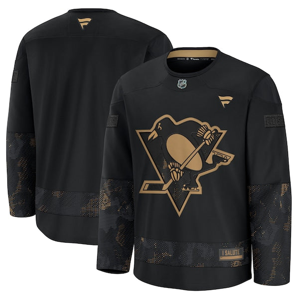 Pittsburgh Penguins 2024 Military Appreciation Practice Jersey - Black