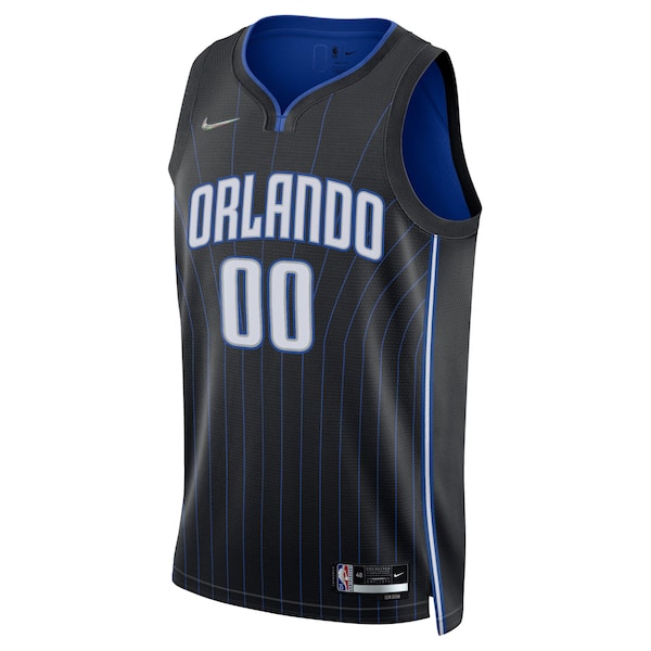 Orlando Magic Nike 2021/22 Diamond Swingman Custom Jersey - Icon Edition - Black - Image 2
