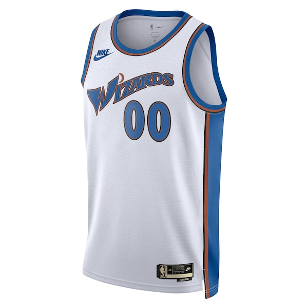 Washington Wizards Nike Unisex 2022/23 Custom Swingman Jersey - Classic Edition - White - Image 2