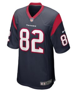 Alternative view of Steven Sims Houston Texans Nike Game Jersey - Navy