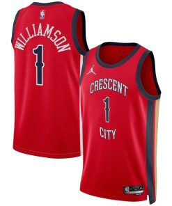 Zion Williamson New Orleans Pelicans Jordan Brand Unisex Swingman Jersey - Statement Edition - Red