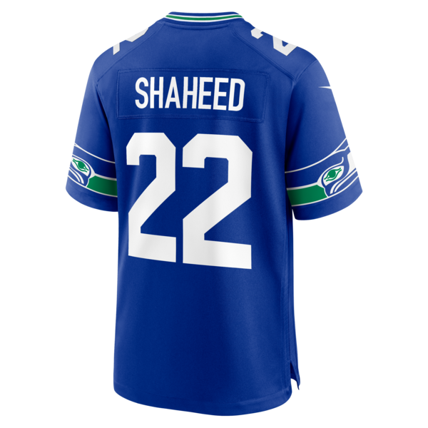 Rashid Shaheed Seattle Seahawks Nike Alternate Game Jersey - Royal/College Navy/White - Image 4