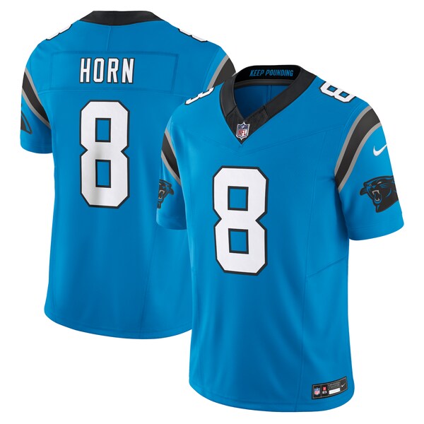 Jaycee Horn Carolina Panthers Nike Vapor F.U.S.E. Limited Jersey - Blue/Black - Image 2