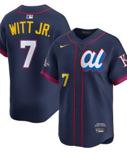 Youth Bobby Witt Jr. American League Nike 2025 MLB All-Star Game Limited Player Jersey - Navy