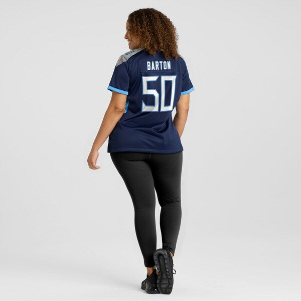 Cody Barton Tennessee Titans Nike Women's Team Game Jersey - Navy - Image 7