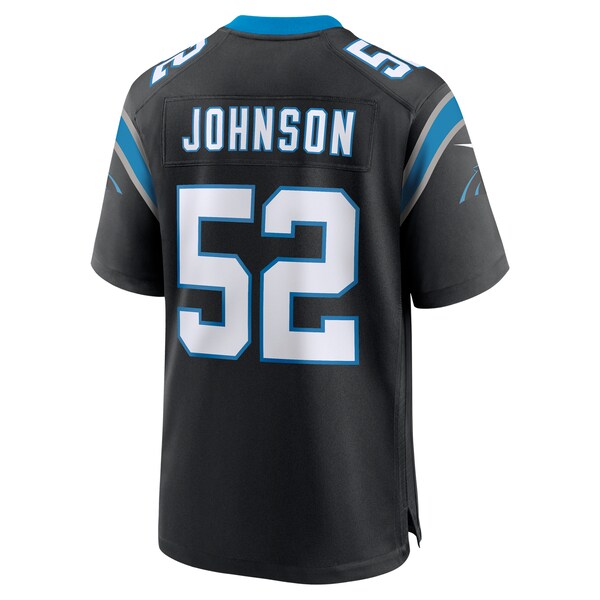 DJ Johnson Carolina Panthers Nike Game Jersey - Black - Image 3